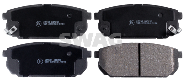 set placute frana,frana disc 91 91 6524 SWAG